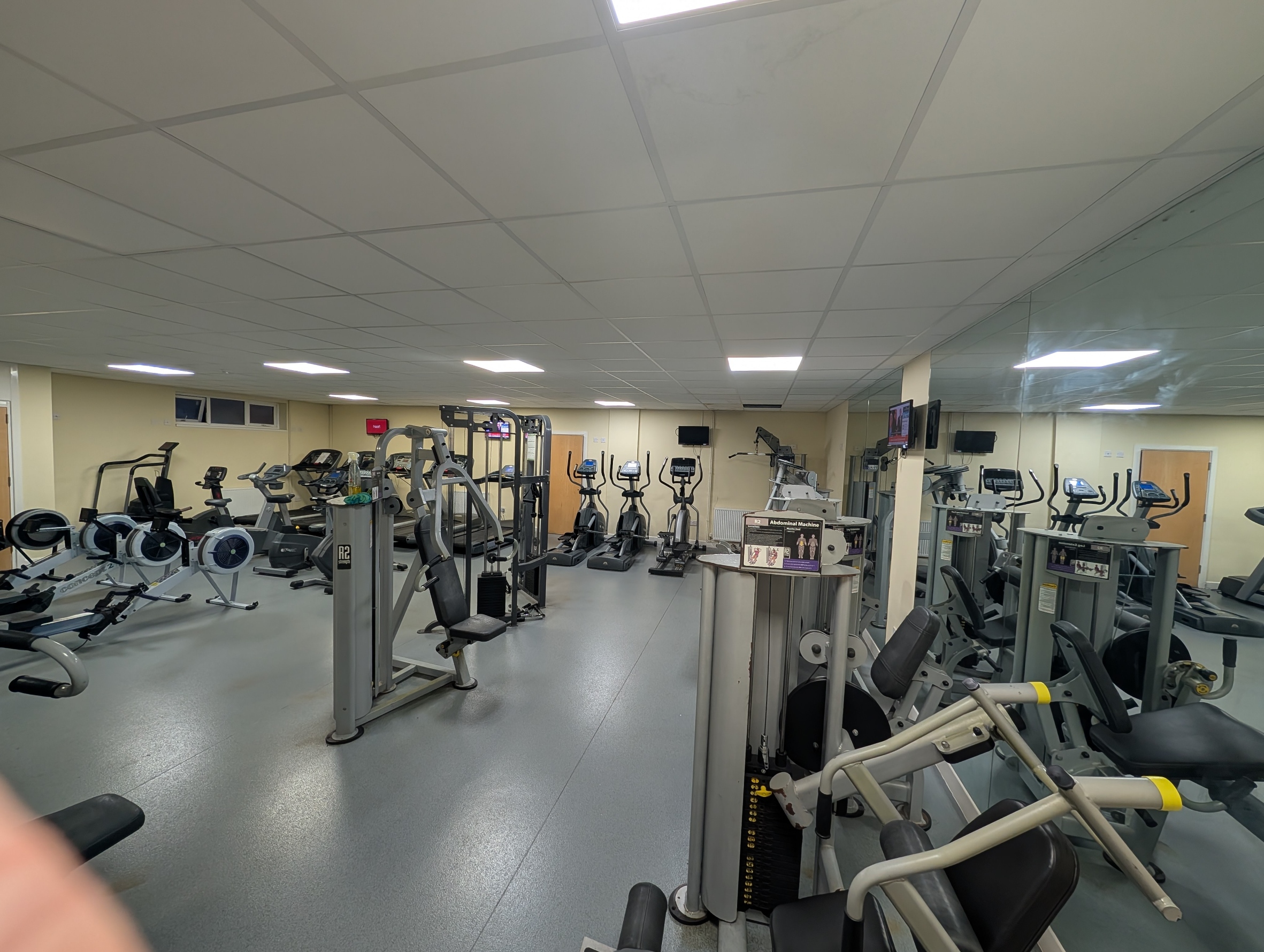 Fitness suite equipment at St Augustine's Sports Centre