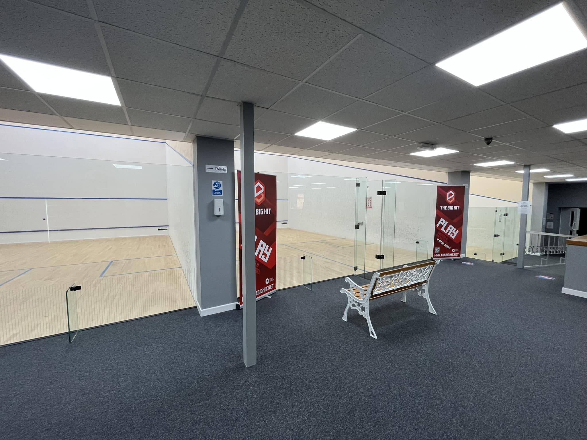 Squash courts at St Augustine's Sports Centre